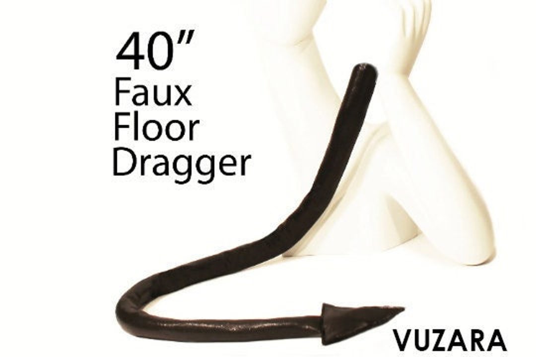 Devil Tail Clip on Tail Cosplay Tail Black Cat Tail Devil Costume Tail