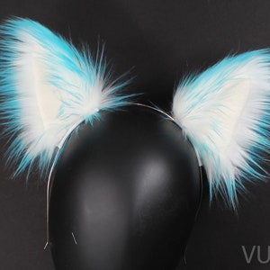 fox ears cat ears kitty ears kitten ears white cat ears headband ears faux ears wolf ears neko ears cosplay ears fox costume cat costume