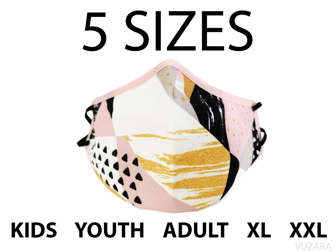 Womens Face Mask With Nose Wire Xl Womans Face Mask With Etsy