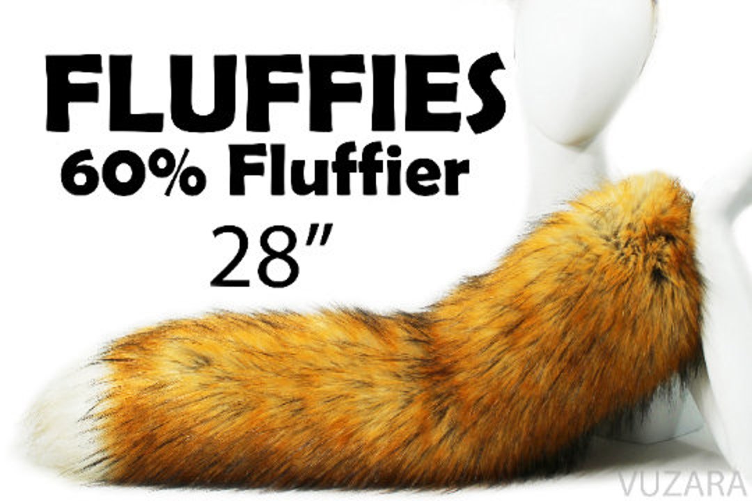 Red Fox Tail Kitsune Tail Cat Tail Fluffies Kitten Tail Cosplay Tail Fluffy Tail Furry Tail