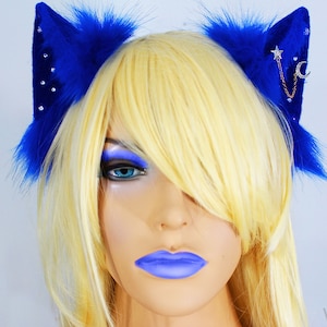 fox ears cat ears kitty ears kitten ears headband ears faux ears wolf ears neko ears cosplay ears fox costume cat costume kawaii galaxy ears