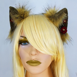 fox ears cat ears kitty ears kitten ears headband ears faux ears wolf ears neko ears cosplay ears fox costume cat costume kawaii fox ears
