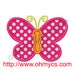Butterfly Applique Embroidery Design