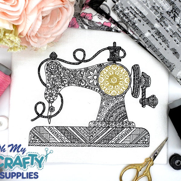 Henna Sewing Machine Embroidery Design