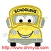 Cute School Bus Applique Embroidery Design