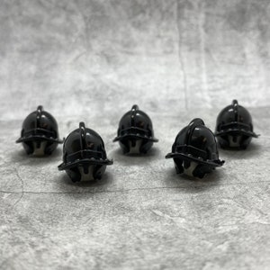 5-pack Knight Gladiator Helmet Black lot for lego Minifigures | gc24381 |  Minifigure NOT Included Blocks Compatible weapons accessories
