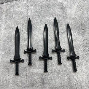 Custom Paladin Sword lot for Minifigures | B3F020 |  Minifigure NOT Included Blocks Compatible accessories arthas Warcraft Stormwind