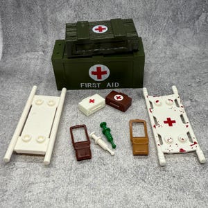 Custom Medic Rescue Multipack  for Minifigures | ConD03 |  Minifigure NOT Included blocks compatible