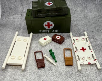 Custom Medic Rescue Multipack  for Minifigures | ConD03 |  Minifigure NOT Included blocks compatible