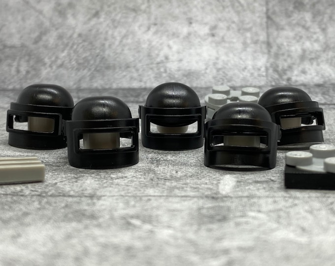 5-pack Custom Police Riot Helmet Lot for Minifigures | D70859 ...