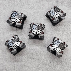 5er Pack Custom Ork Urrakhai Rüstung für Minifiguren | gt1UA01 |  Minifigur NICHT Enthaltene Blöcke Kompatibel