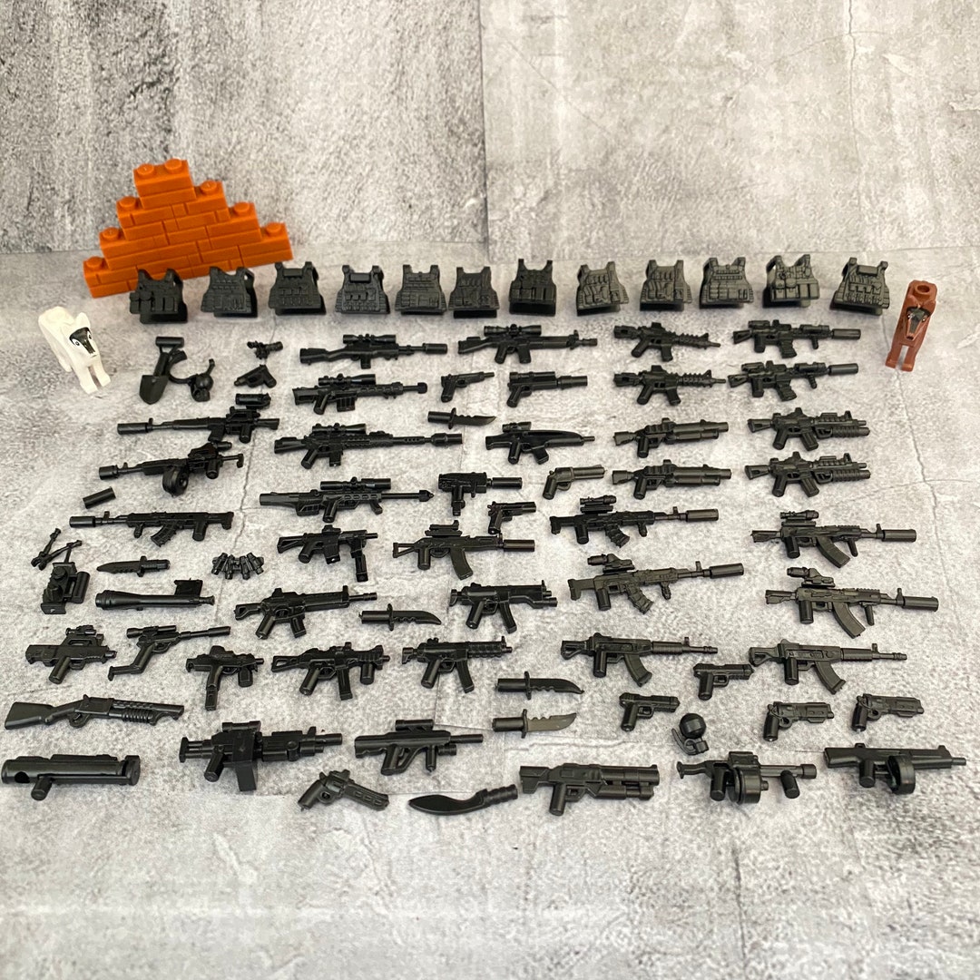 Lego gun minifigures sale