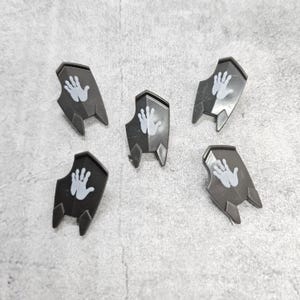 5er Pack Custom Urrakhai Schilde für Minifiguren | C5ou |  Minifigur NICHT Enthaltene Blöcke Kompatibel