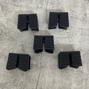 5er Pack Hüftpanzer Schwarz Lot für Minifiguren | D8b392 |  Minifigur NICHT Inklusive Blöcke Kompatibel Drachen Samurai