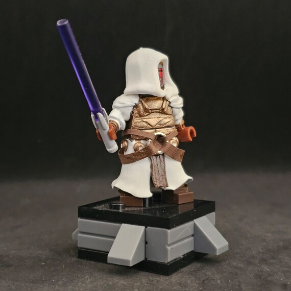 Minifigure Personalizzata Star Wars – Cavaliere Jedi Revan, Mattoncini Compatibili Lego