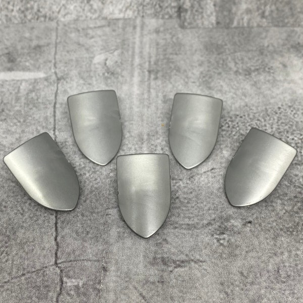 Pack de 5 Custom Templar Shield Gray lot lot pour Minifigures | B70945 Chevalier |  Minifigure NON inclus Blocs compatibles