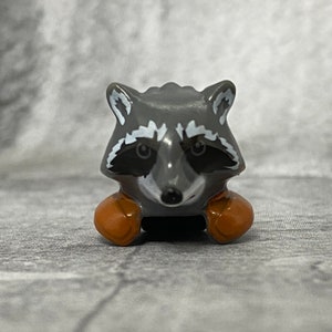 Custom Rocket Raccoon Hero head for lego Minifigures | ConF01 |  Minifigure NOT included | DIY Blocks Compatible