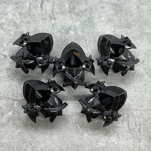 5er Pack Custom Spiked Knight Rüstung Schwarz Lot für Minifiguren | gb20886 |  Minifigur NICHT Enthaltene Blöcke Kompatibel