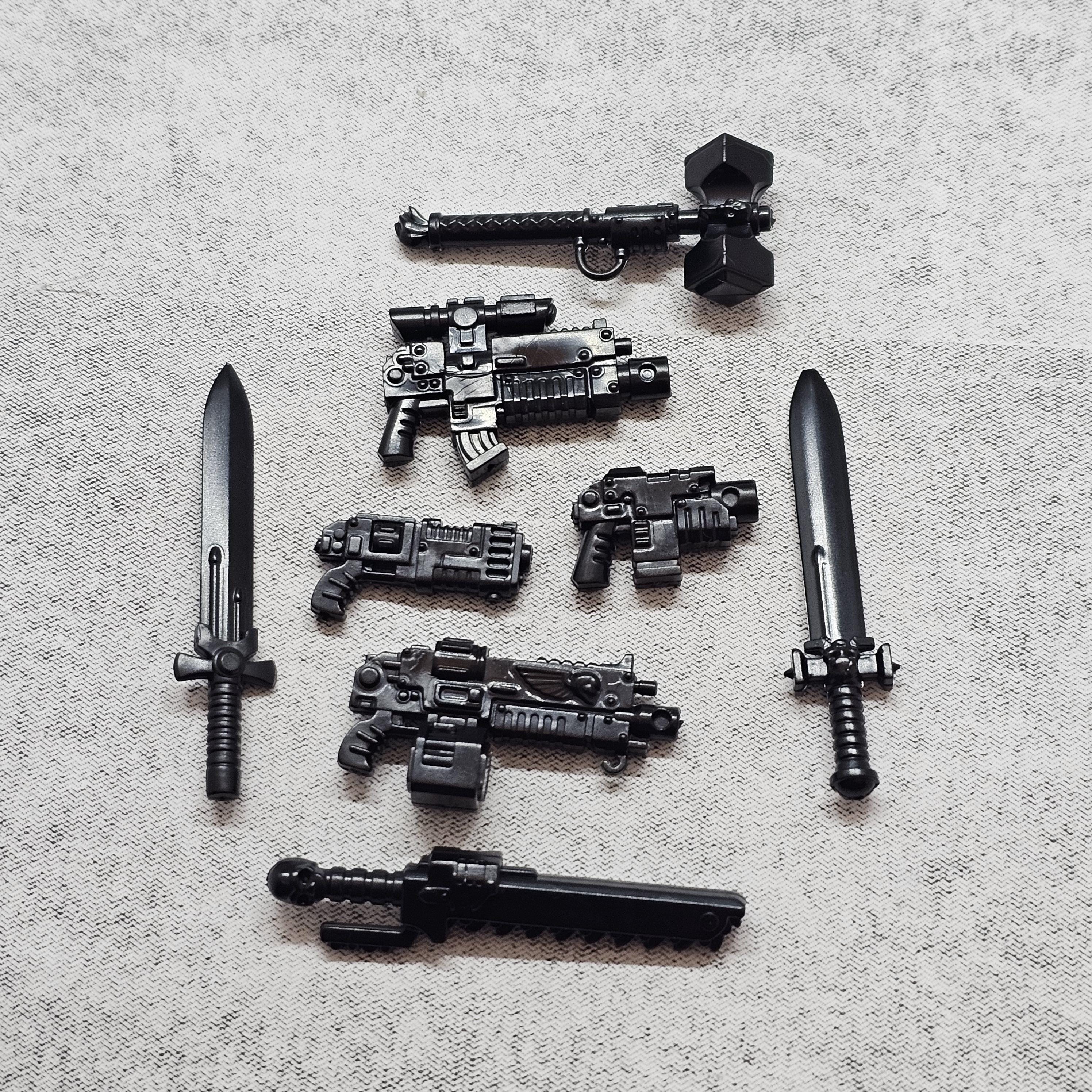 Custom Sci-fi Weapons Pack Lot for Minifigures | Wbx4k | Minifigure NOT ...
