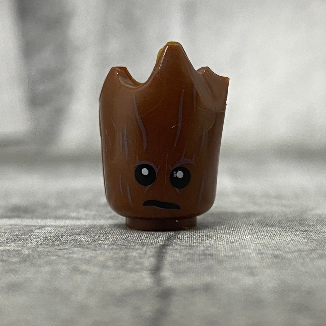Simple Groot Custom Custom Groot Head for Minifigures | Conf01 | Minifigure NOT Included ...