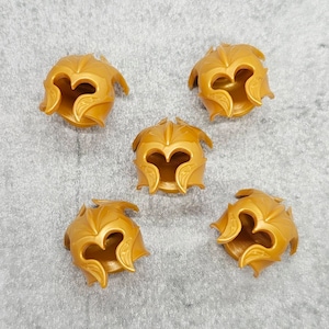 5pack Custom Elf Helmet golden for Minifigures | gc3b496 |  Minifigure NOT INCLUDED blocks compatible