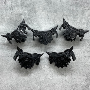 Spike Barbarian Armor Black Lot für Minifiguren | gA20909 |  Minifigur NICHT Enthalten | Easterling Blocks Kompatibel