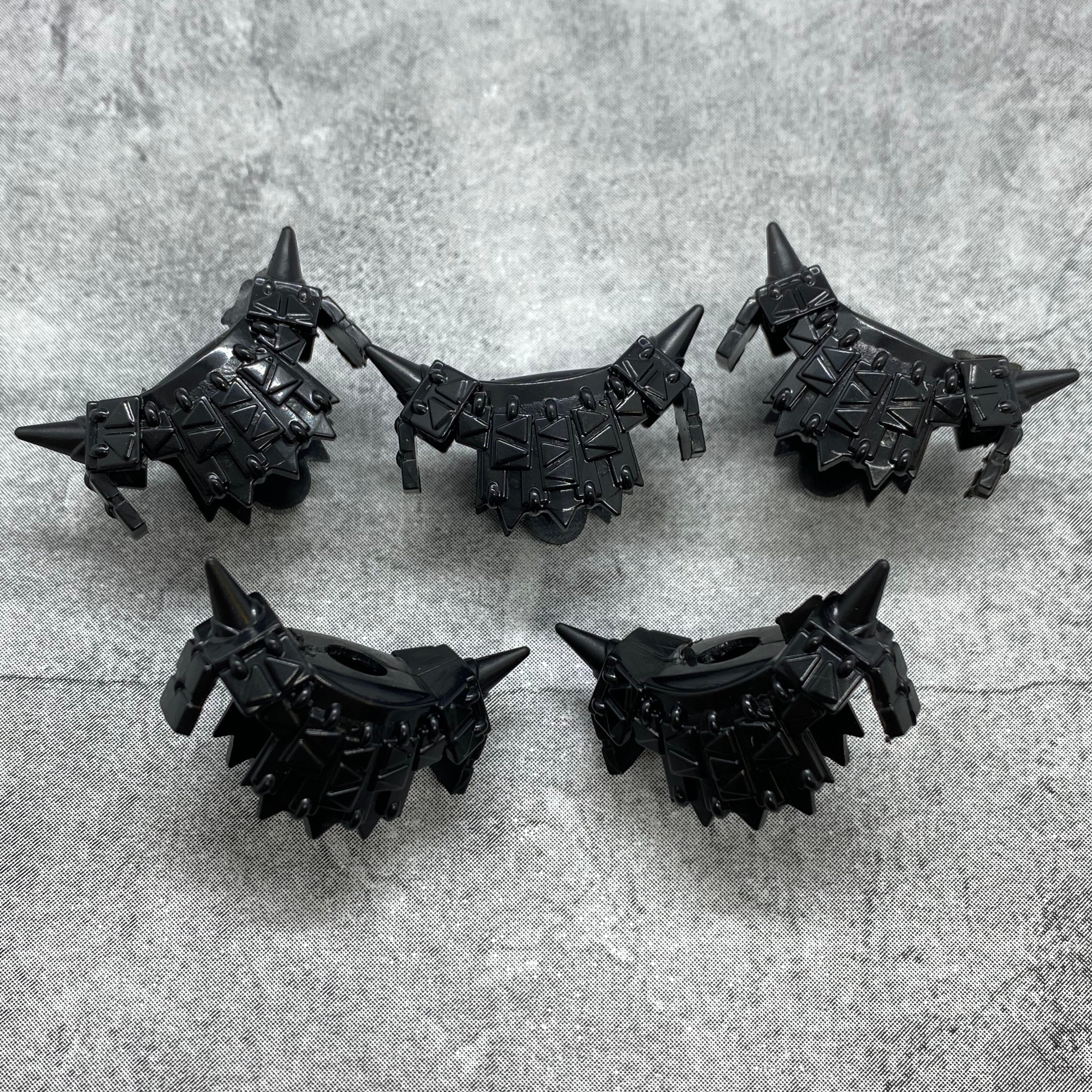 Spike Barbarian Armor Black Lot for Minifigures | Ga20909