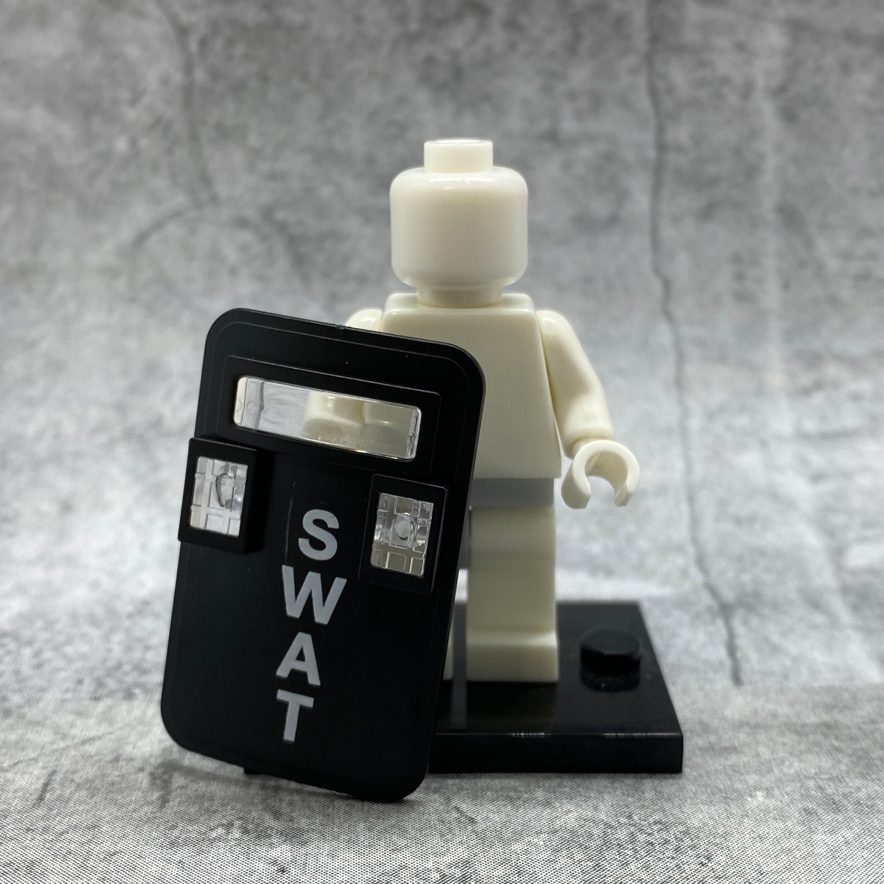 5-pack Custom Police Swat Shield lot for Minifigures