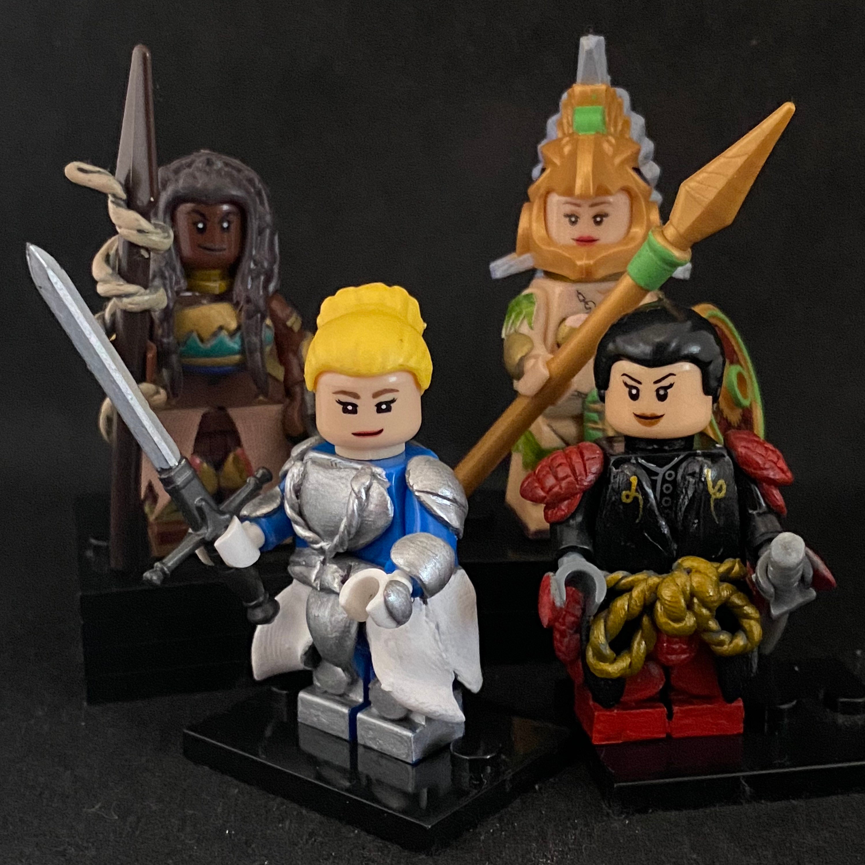 Handcrafted MOC International Womens Day Set 4x Custom Minifigures Etsy UK