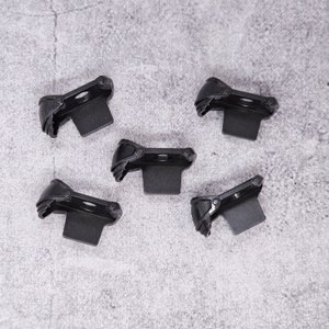5er Pack Dunkelgraue Schulterschutz Lot für Minifiguren | gt5SA01 |  Minifigur NICHT Enthaltene Blöcke Kompatibel