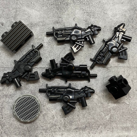 5-pack Custom Sci-fi Battle Rifle Lot for Minifigures A11667