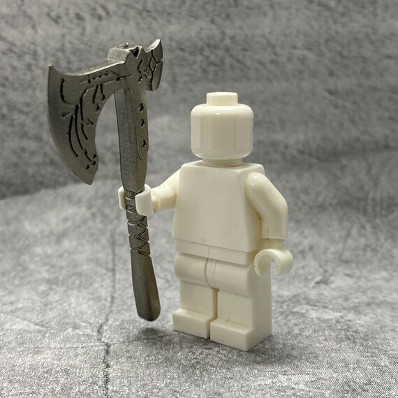 Custom Gorehowl Axe Metallic Lot for Minifigures | C1f023a