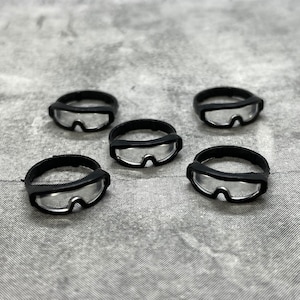 5-pack Tactical Goggles lot for Minifigures | c14148 |  Minifigure NOT Included Blocks Compatible