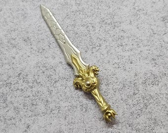 Custom Fantasy Gryphon Knight Sword for Minifigures | gc6wc7 | Blocks Compatible weapons gold silver King Sword Wow sword dynasty warrior