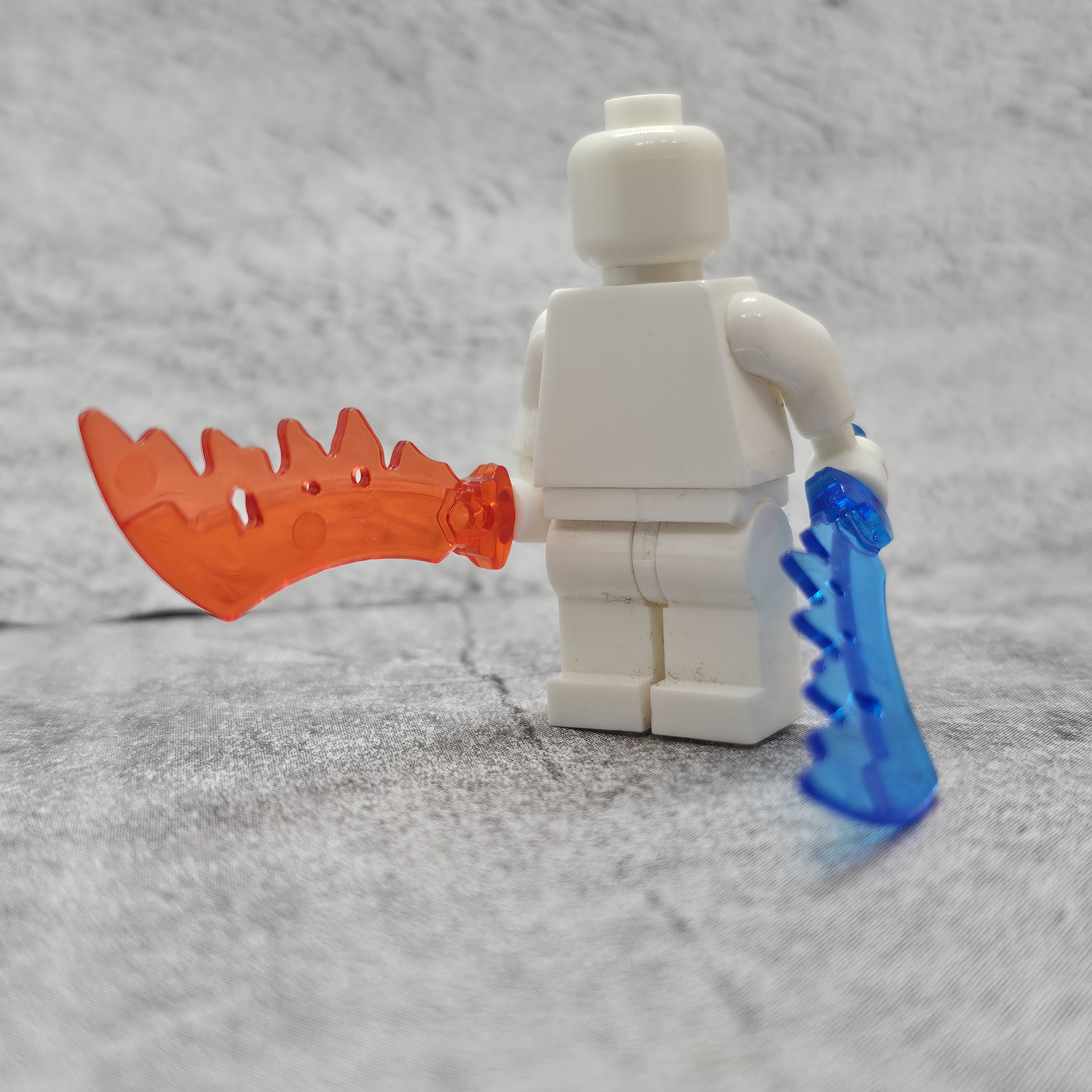 4-pack Translucent Blue and Red Sword Lot for Lego Minifigures | Conf01 ...