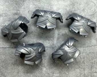 5pack Black Shoulder Armor Blocks Accessories for Minifigures