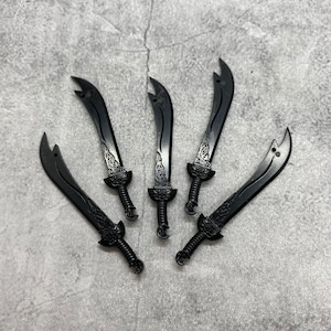 Custom Blade Master Sword for Minifigures | B3F006 |  Minifigure NOT Included Blocks Compatible accessories Night Elf Warcraft