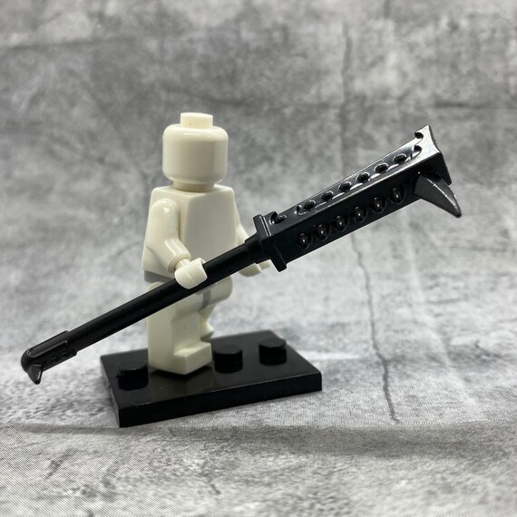 ミニフィギュア用スパイク付きメイス棍棒 5個セット（黒）｜C12312