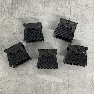 5er Pack Drachen Kürass Rüstung Schwarz viel für Minifiguren | D8b375 |  Minifigur nicht im Lieferumfang enthalten Blöcke Kompatibel Samurai