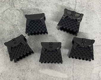 5-pack Dragon Cuirass Armor Black lot for Minifigures | D8b375 |  Minifigure NOT Included Blocks Compatible samurai