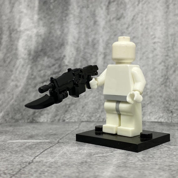 ミニフィギュア用カスタムSFライフル（銃剣付き）5個パック | A80205