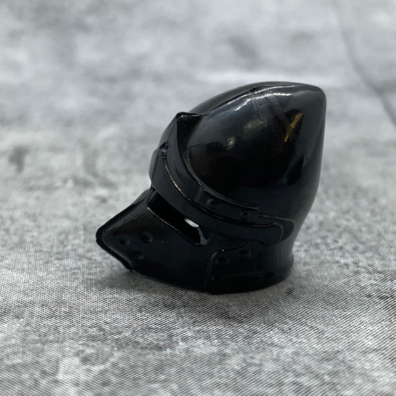 5 pack Lancer Knight Helmet Black Lot for Minifigures Ga34382 Minifigure NOT Included Blocks Compatible Etsy Canada