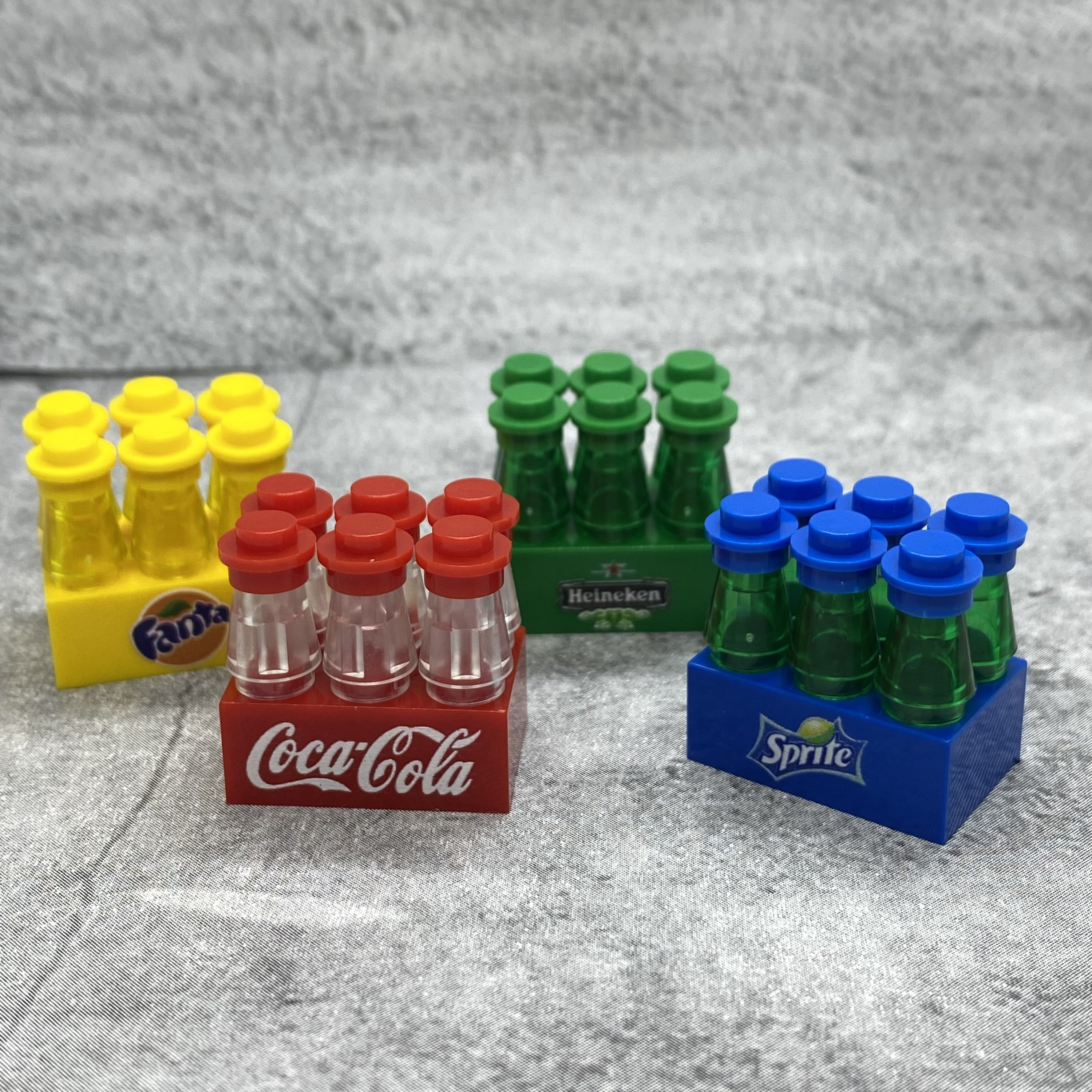 Multipack Custom Beverage Case Lot for Minifigures | Conf02 Soda