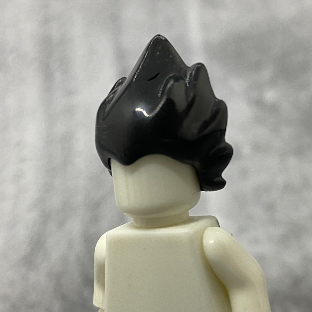 Spikey Anime Hair Black Widows Peak for Minifigures wda01 Minifigure NOT Included Blocks Compatible Etsy