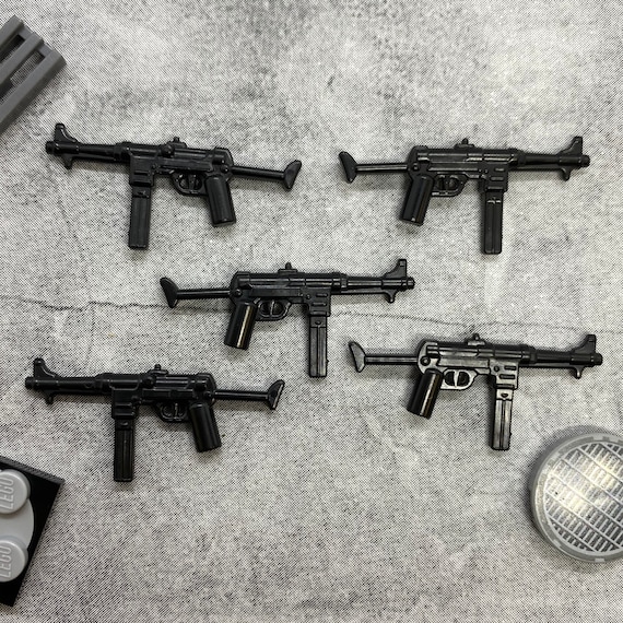 5-pack Custom Gun MP40 Sub Machine Gun Lot for Minifigures - Etsy