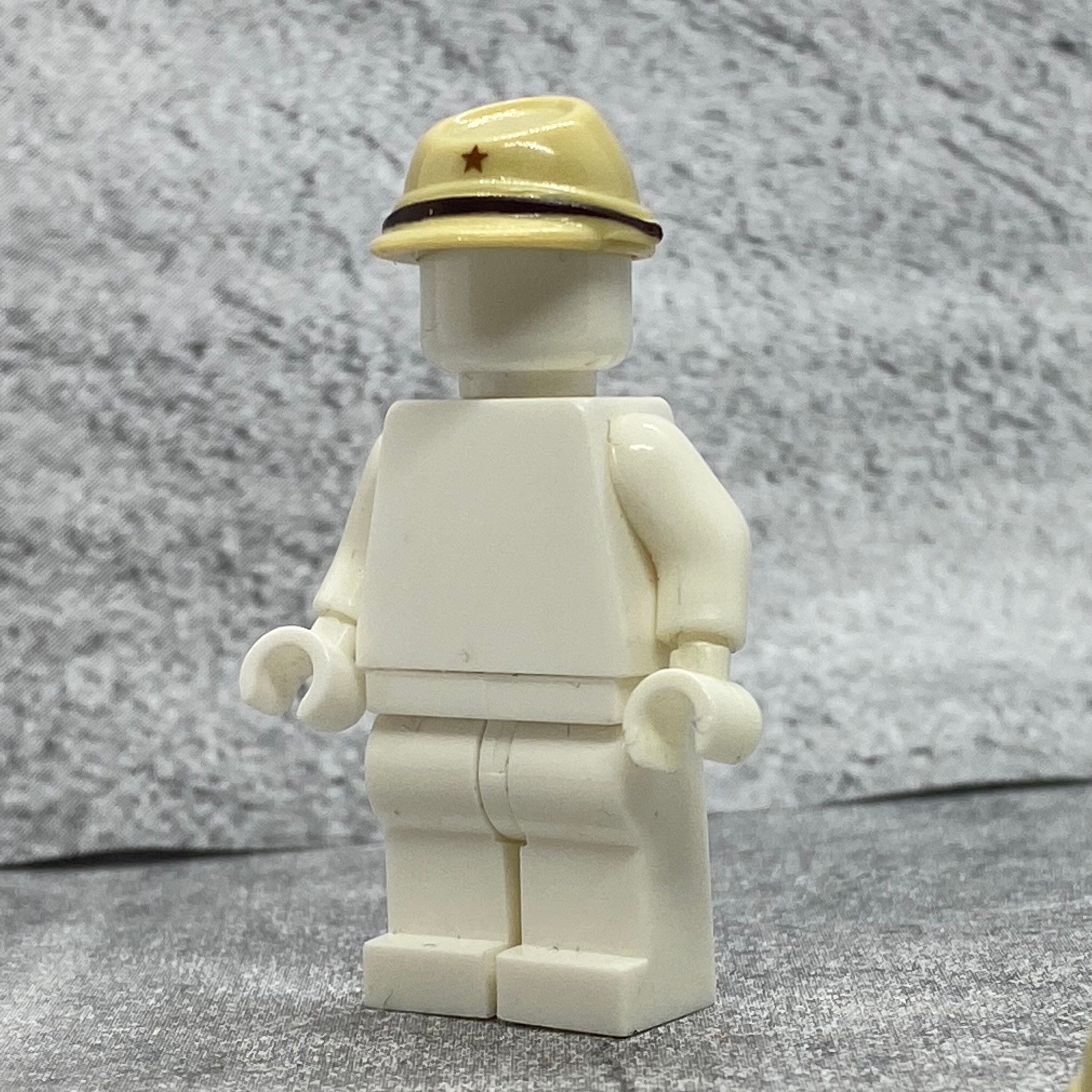 5-pack Japanese Light Tan WW2 Hat Lot for Lego Minifigures