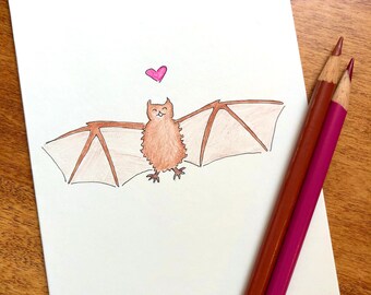 Love Bat Card