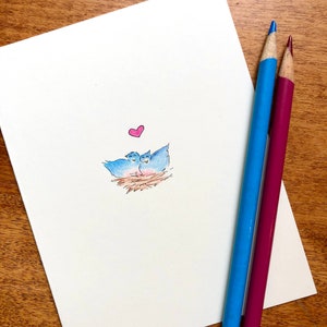 Carte Love Birds
