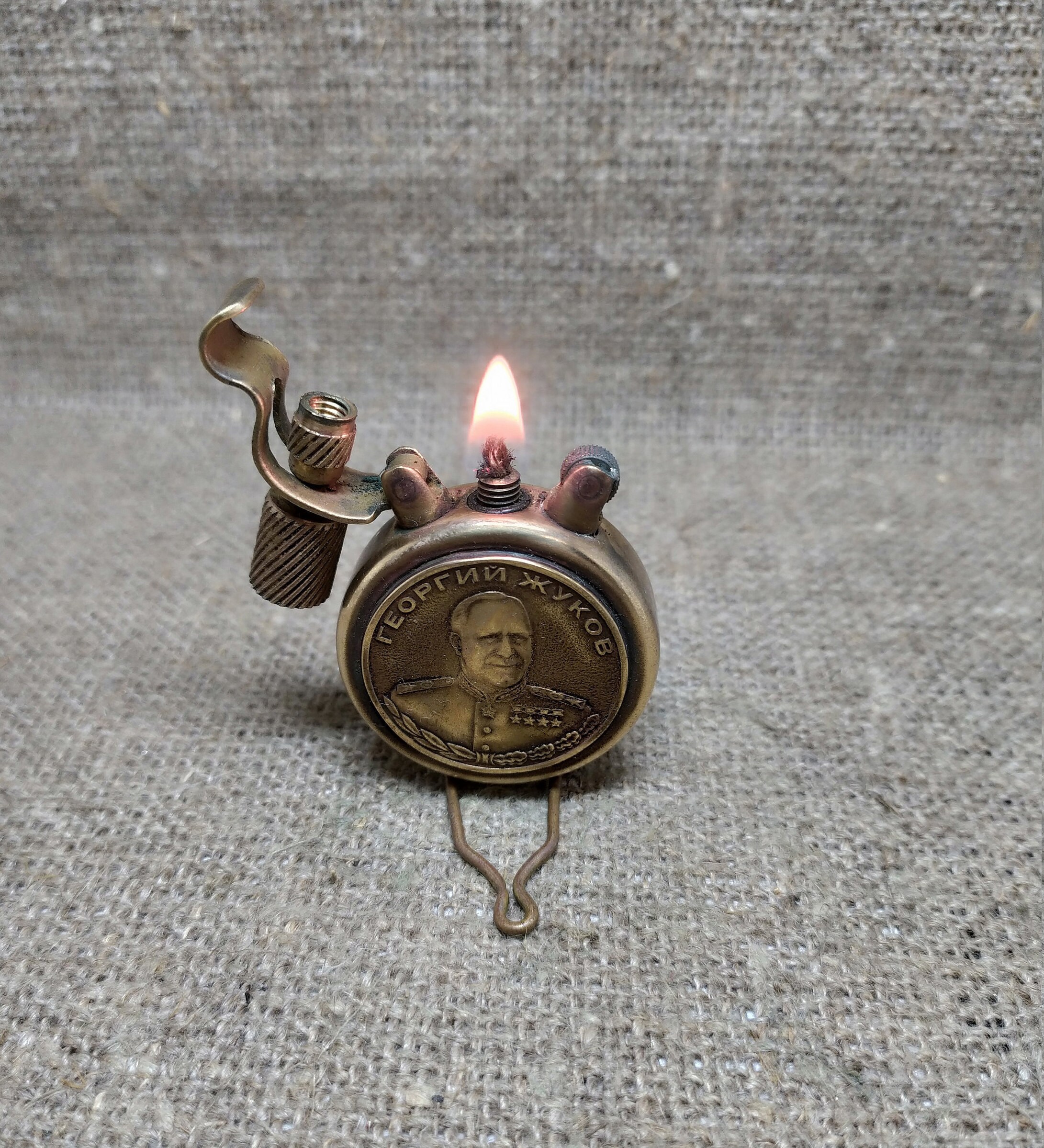 Vintage Petrol Lighter the USSR World War II Handmade Etsy