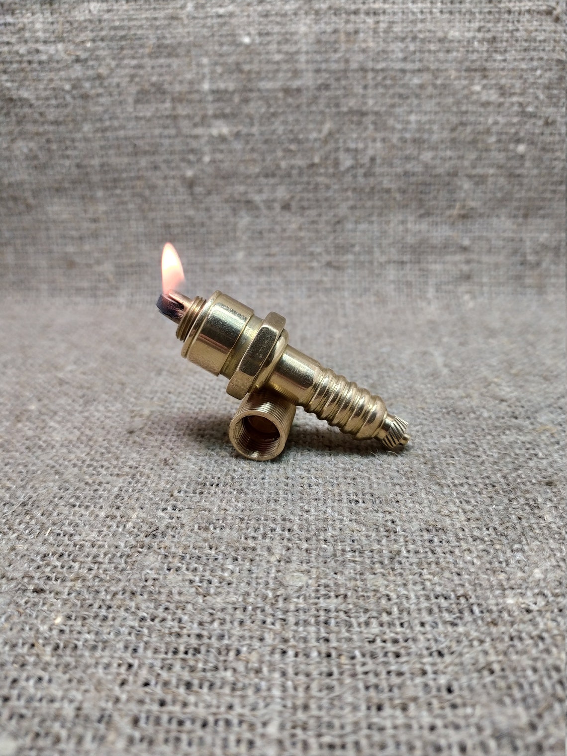 Vintage Petrol Lighter car candle Brass Sculpture Handiwork Etsy